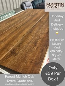 12mm Munich Oak Forest Range Free Delivery Laminated Flooring