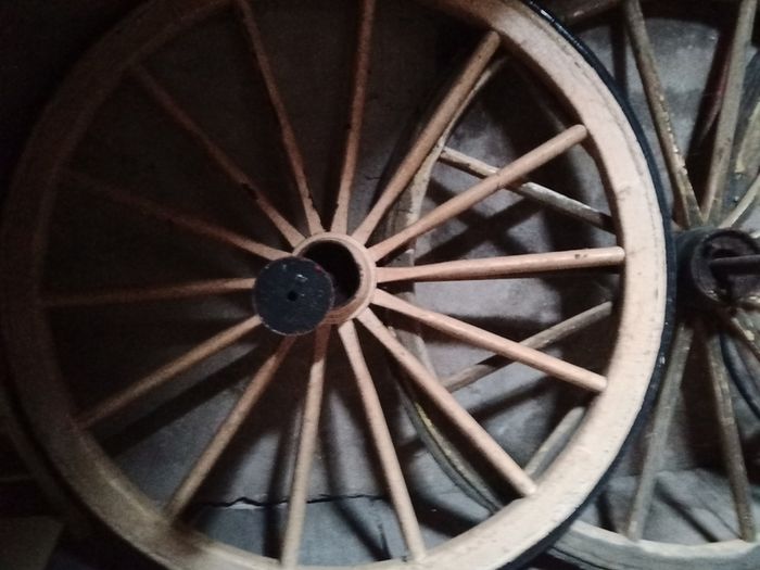 Vintage Horse Drawn Cart Wheels
