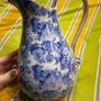 Blue and white ceramic jugs L/M/S Display pieces Image 5