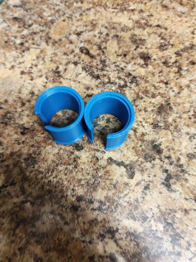 Preston Innovations Compatible Offbox Adapters - 30mm Round (Blue)
