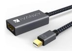 iVanky Mini Display Port Thunderbolt to HDMI (Video-Audio) TV Nylon Braided Adapter Cable (Gold-Plated) (Brand New/Warranty)