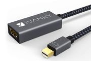 iVanky Mini Display Port Thunderbolt to HDMI (Video-Audio) TV Nylon Braided Adapter Cable (Gold-Plated) (Brand New/Warranty)