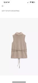 Zara sleeveless top