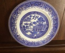 Old Willow washington dinner plate