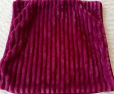 Velvety cushion cover