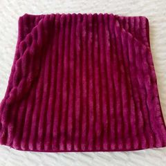 Velvety cushion cover