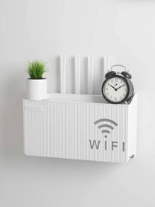 Wireless Wifi Router Shelf Storage Box Wall Hanging ABS Plastic Organizer Box Cable Power Bracelet Organizer Box Home Decor New