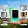 Dehumidifier, 3000ML Dehumidifiers for Home, Dehumidifiers for Drying Clothes with Sleep Mode| 6/8/12H Timer & Full-Panel 7-Color Light, Bedroom Dehumidifier for Wardrobe, Basement, Garage, RV Image 6