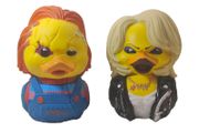Childs Play Chucky &amp; Tiffany Tubbz Cosplaying Duck Collectible Bundle