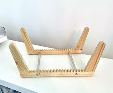 Solid Pine Record Display Stand