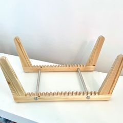 Solid Pine Record Display Stand