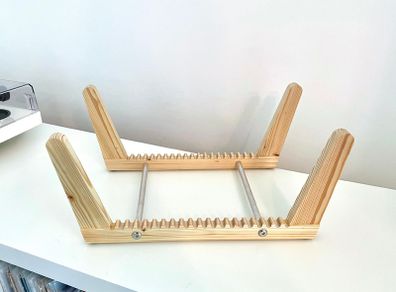 Solid Pine Record Display Stand