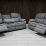 Valerie 3+2 Manual Leather Recliner Sofa Set Image 2