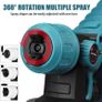 88VF 1500W 1000ML Cordless Electric Spray Gun with 3Nozzle Flow Control Airbrush High Power Paint Sprayer For Makita 18V Battery Image 4