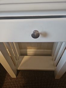 cream  side table