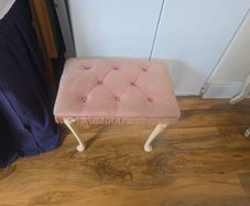 vintage dressing table stool