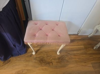 vintage dressing table stool
