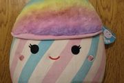Squishmallows 30cm Bevin the Pink and Blue Cotton Candy Plush
