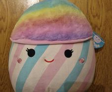 Squishmallows 30cm Bevin the Pink and Blue Cotton Candy Plush