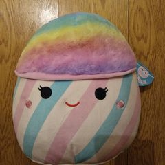 Squishmallows 30cm Bevin the Pink and Blue Cotton Candy Plush