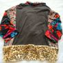 Zara Velvet Kimono Jacket Size Medium Image 3