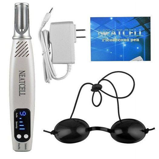 NEATCELL Picosecond Skin Laser Beauty Machine Tattoo/Spot Removal Pigment Pen-Blue laser pen