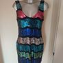 As u wish above the knee V-neck sequin dress size L UK14/16 EU42/44 Postage included Image 2