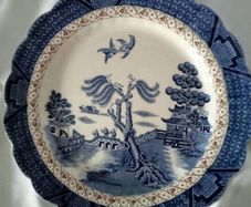 Booths "Real Old Willow" Dinner Plate