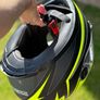 Duchinni D705 Syncro Full Face Motorcycle Helmet - Black/Neon Yellow L Image 6