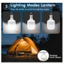 Ledeak 2 Pcs Camping Light, Led Usb Rechargeable Lantern Battery Powered Outdoor Tent Lamp With Hanging Hook, Dimmable 3 Modes Portable Light Bulb For Emergency Patio Garden Gazebo Image 5