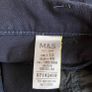Size 12 Navy Cotton Mix Jeans by Marks&Spencer Image 3