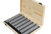 0542 100 Coin Storage Wooden Box