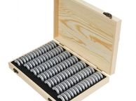 main image for ad 0542 100 Coin Storage Wooden Box