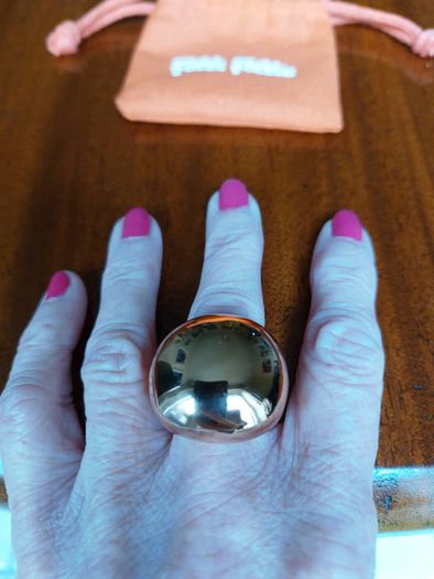 Folli Follie Rose Gold Bombe Ring