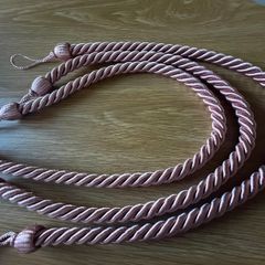 3 Blush Pink Tie Backs