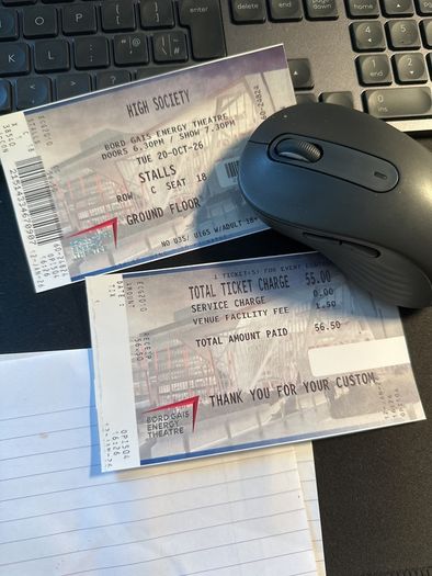 High Society show ticket