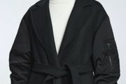 Zara Contrast Bomber Coat