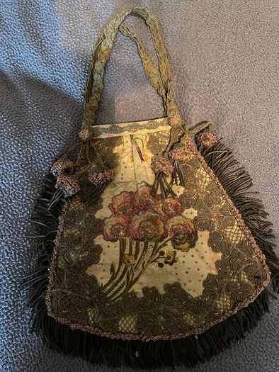 Vintage reticule bag,
