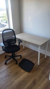 Desk, office chair & footrest - Working from home starter kit