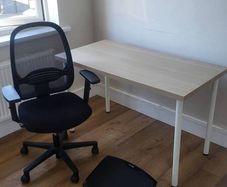Working from home bundle - Desk, office chair & footrest