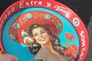 Corona metal tray ,,nice condition, few marks with age ,buyer collects or pays postage, see pictures for condition, sold as is