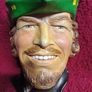 Vintage Robin Hood Chalkware Head Image 2