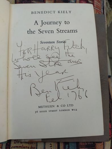 Benedict  Kiely, 1st edition,signed by Author.Benedict Kiely