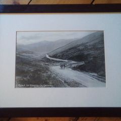 Framed Vintage B&W Print - Road to Maam, Co. Galway