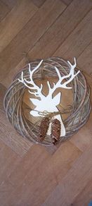 Reindeer Christmas Wreath