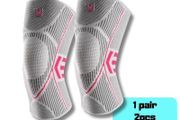 1pair ( 2pcs ) Silicone Knee Pads Pair Compression Support &amp; Protection | Size M