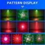 Mini DJ Disco Home Laser Flash Stage Light USB Voice Control Remote Control Birthday Karaoke Christmas Holiday Decoration Home Party Light Image 3