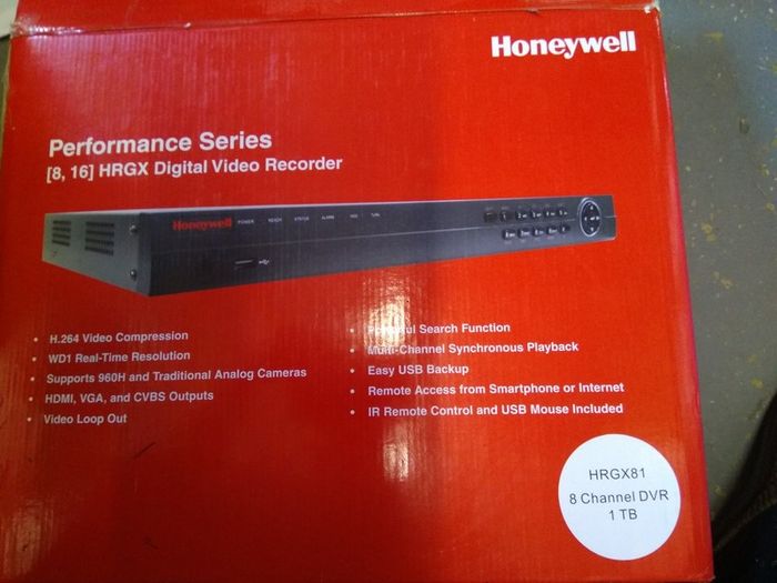 Honeywell CCTV Equipment