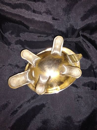 Brass Ashtray with lid.