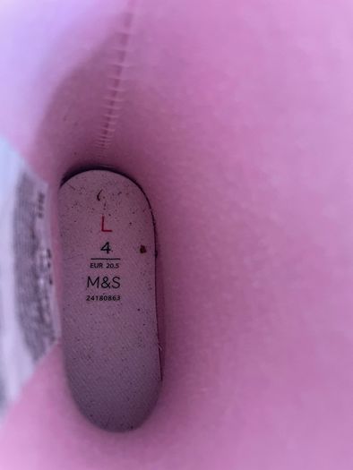 M&S Girls Wellies (UK 4, EU 20.5)